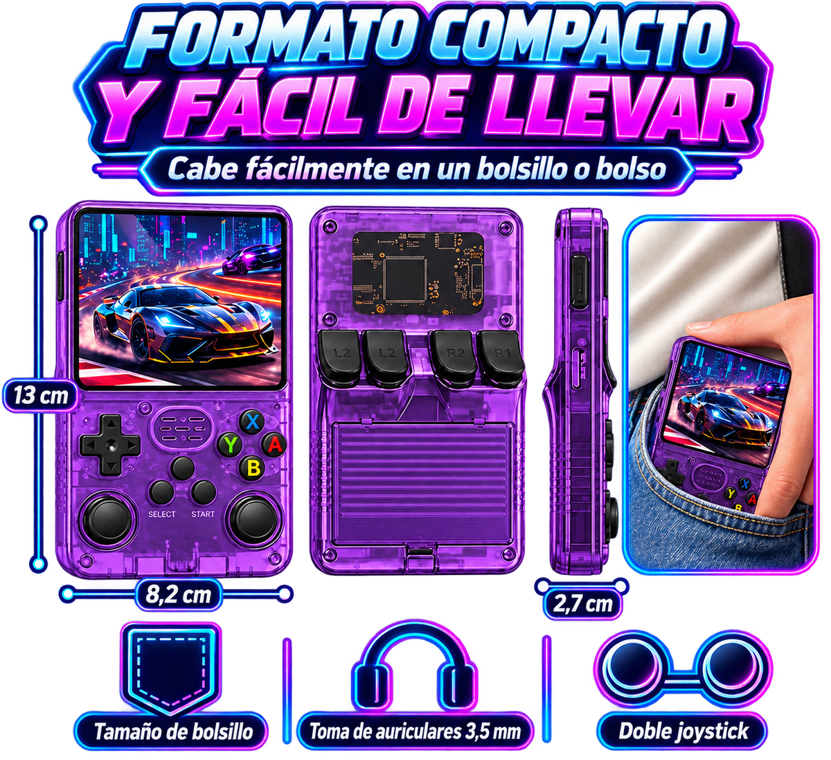 Consola Retro Portátil R36S